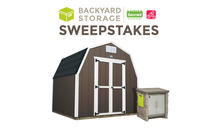 Step2 and Ready Shed Backyard Storage Sweepstages image