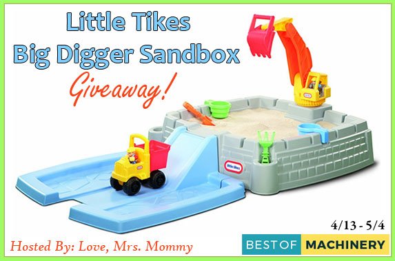 Little Tikes Big Digger Sandbox Giveaway image
