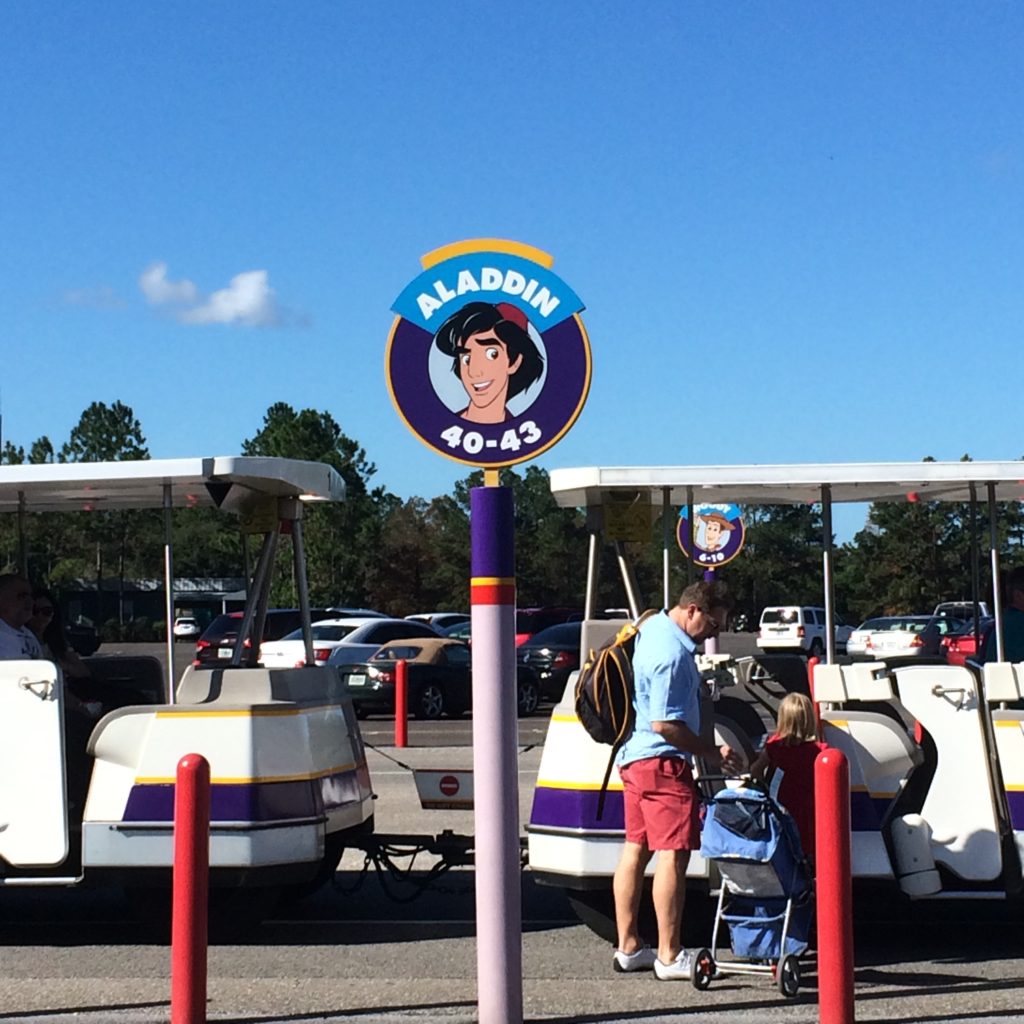 parking at magic kingdom - parking tip for disney world with a toddler or preschooler