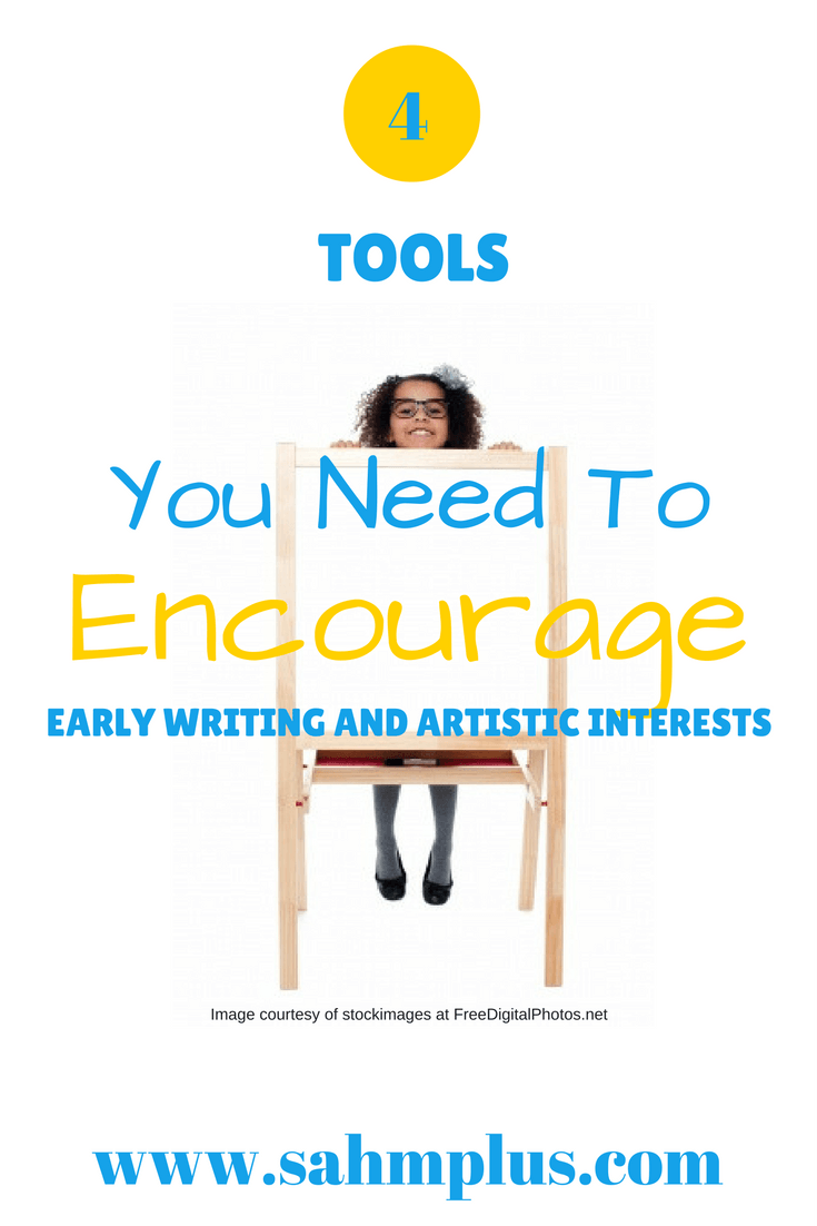 4 tools to have at home for early writing and artistic interest