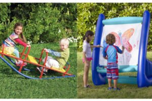 Create a dreamy summer play space with these awesome outdoor toys! www.sahmplus.com