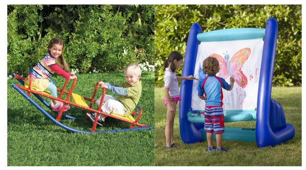 Create a dreamy summer play space with these awesome outdoor toys! www.sahmplus.com