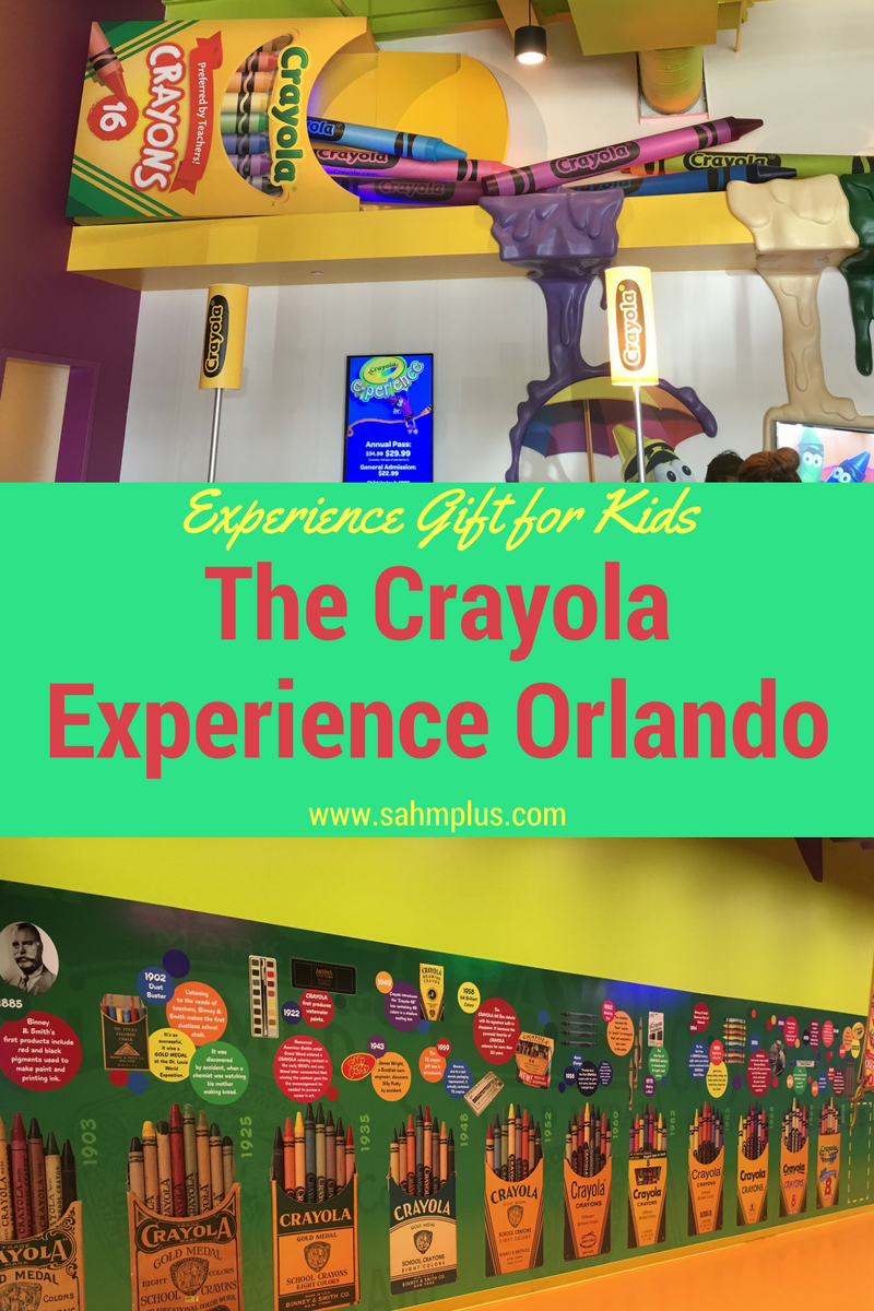 Travel review and experience gift for kids The Crayola Experience Orlando
