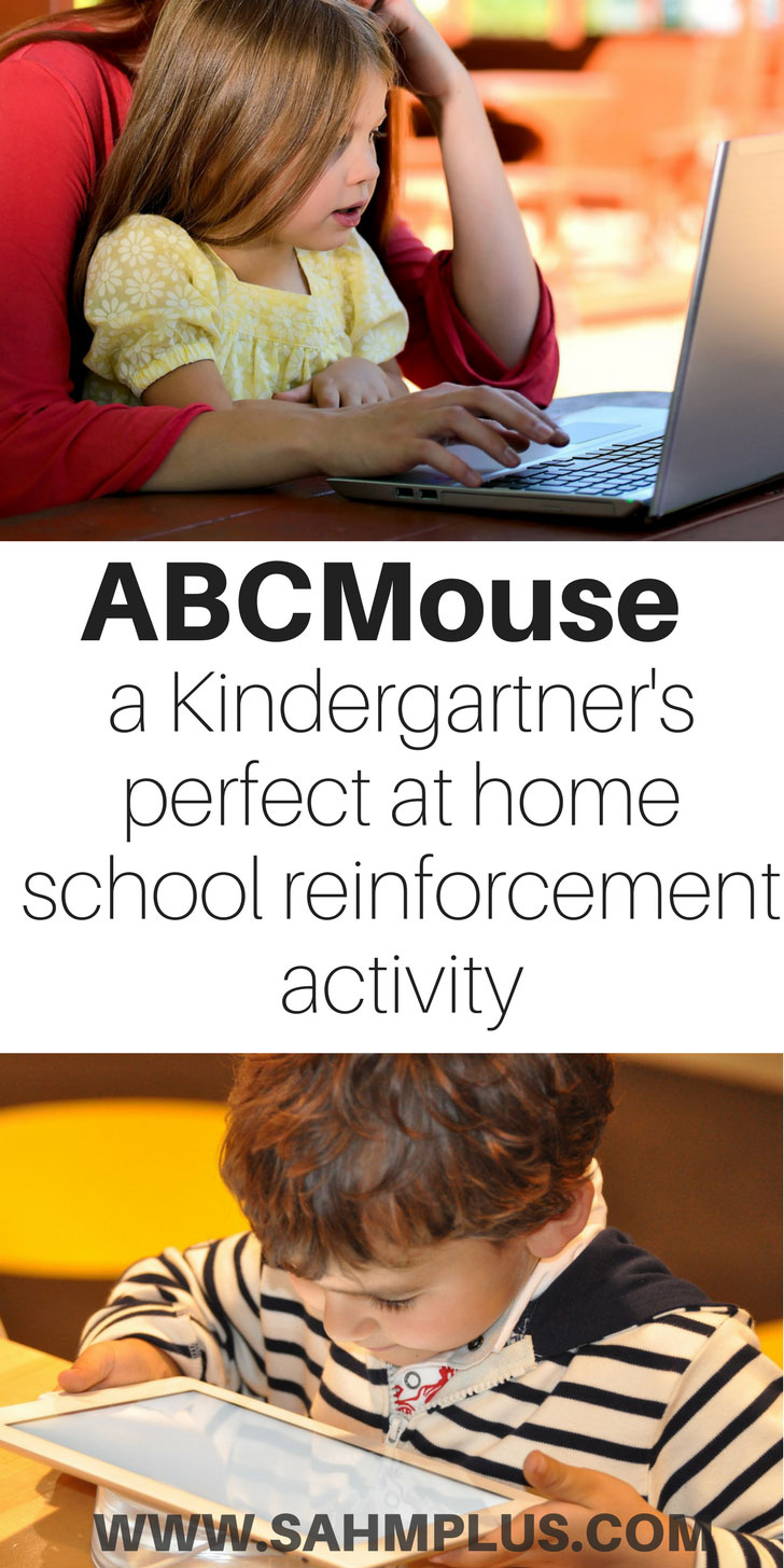 Kindergarten education reinforcement can be done easily at home with ABCmouse | www.sahmplus.com