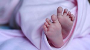 baby items I couldn't live without | featured image of baby feet