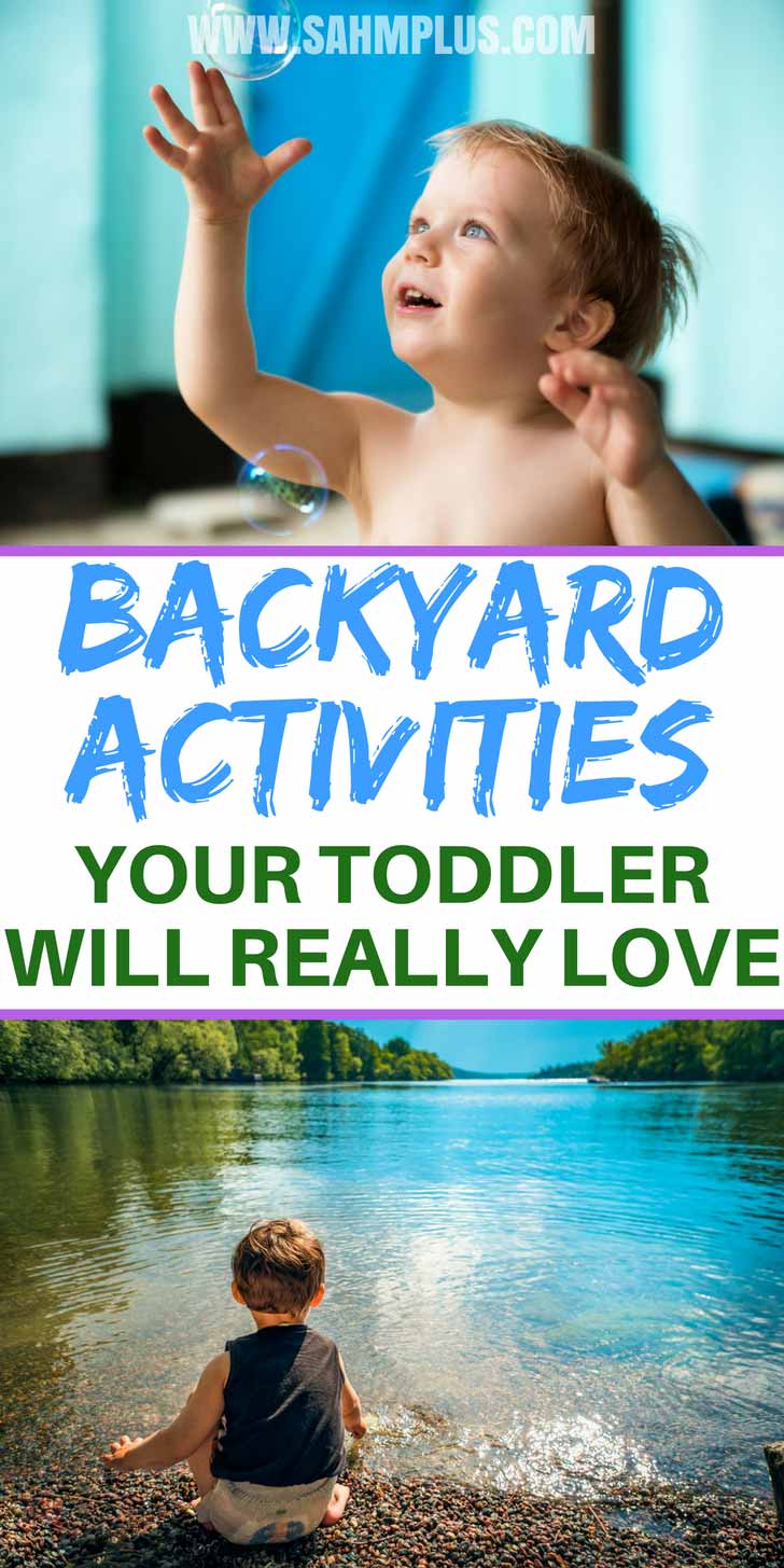 Fantastic backyard activities for toddlers - ideas and outdoor toys for toddler play and learning experiences outdoors