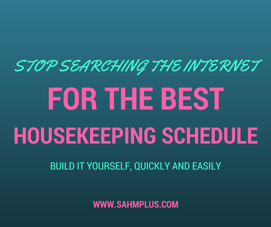best housekeeping schedule DIY