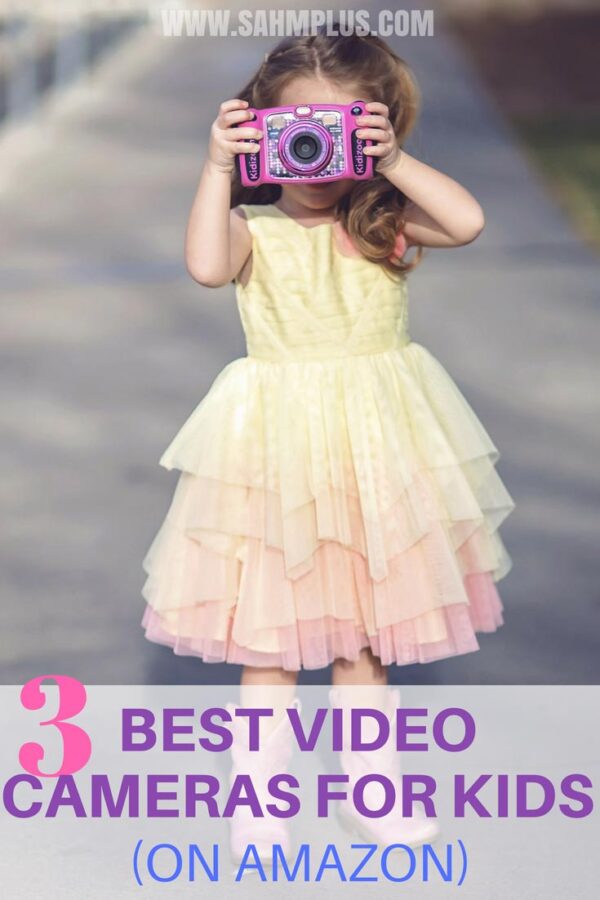 3 best kids video cameras 2018 - 3 top digital video cameras for kids on Amazon to help kids hone in on photography and video skills | www.sahmplus.com