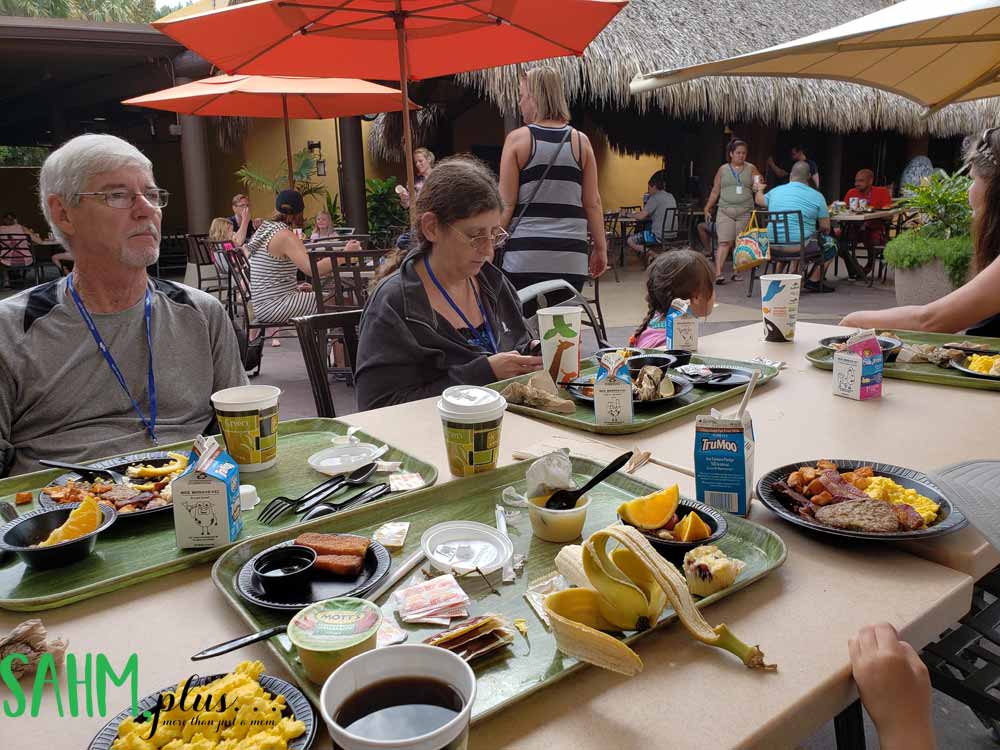 Breakfast at Discovery Cove