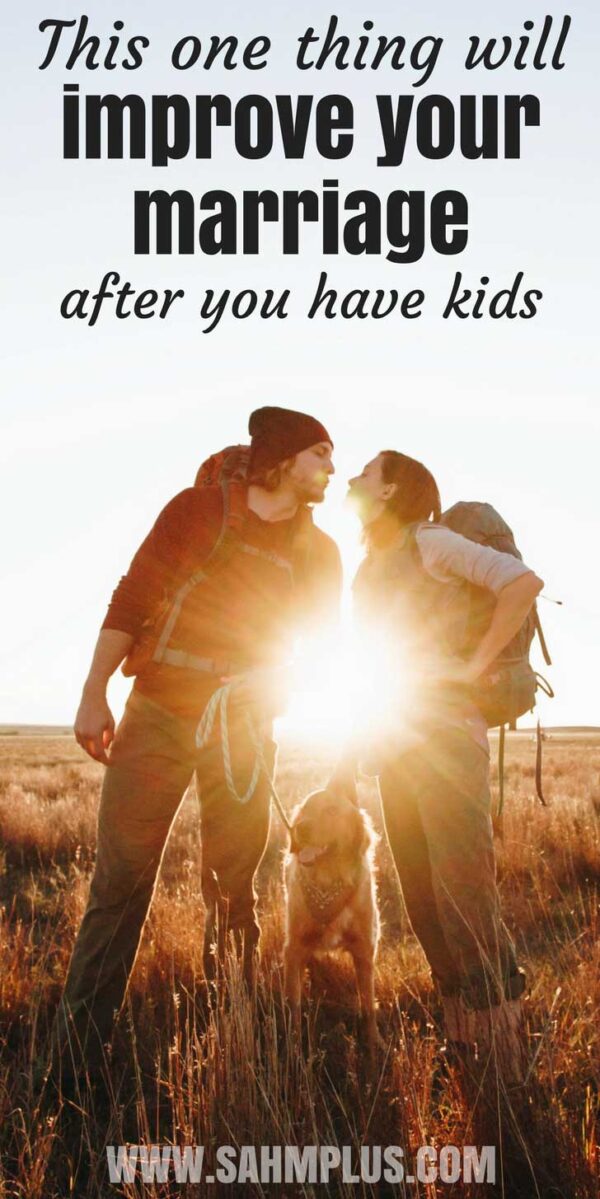 Strengthen your relationship after kids by learning to share common interests with your spouse. | www.sahmplus.com