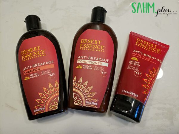 desert essence anti-breakage shampoo conditioner hair mask | sahmplus.com