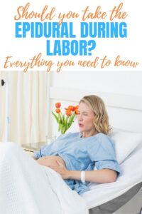 woman in labor - should you take the epidural during labor? Here's what you need to know, first
