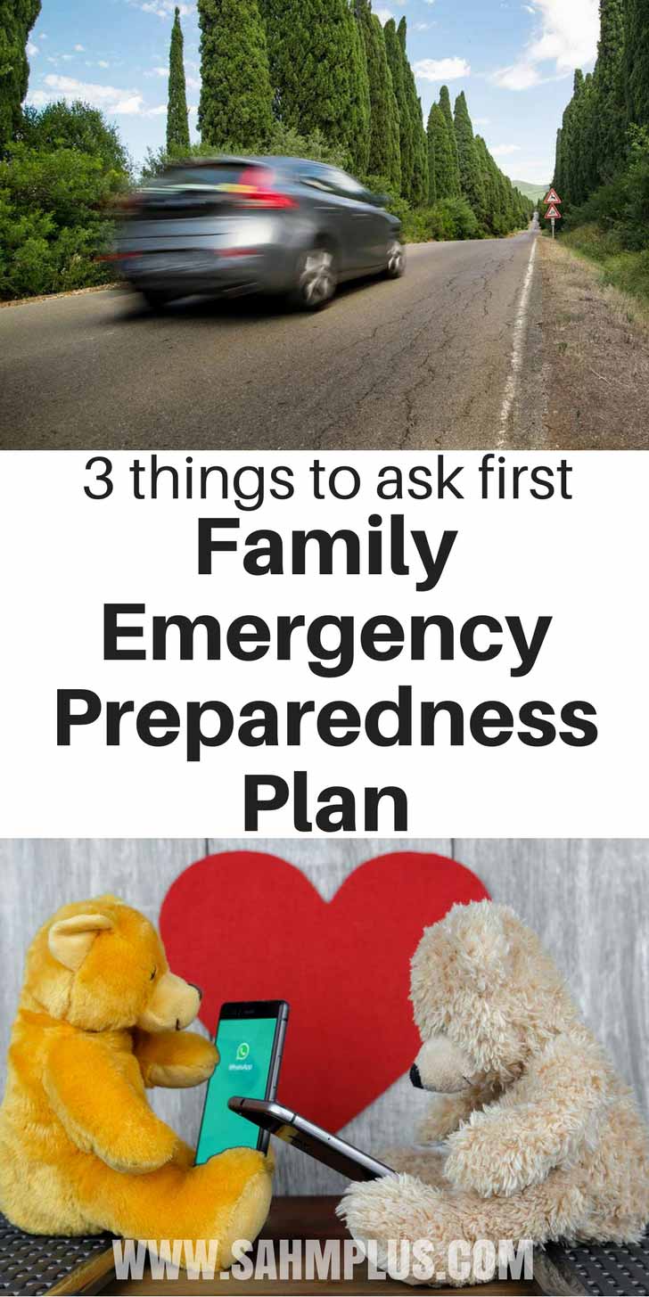 3 topics to discuss before making an emergency preparedness plan for your family.