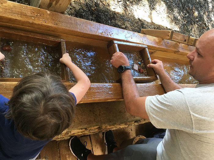 Gem mining at Crisson Mine