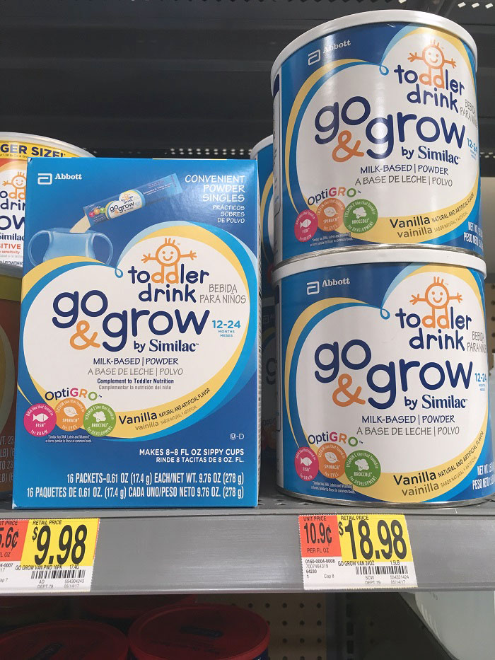 One way to handle if your toddler is a picky eater: Go & Grow Toddler Drink by Similac at Walmart | www.sahmplus.com