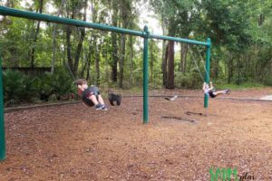 What toddler doesn't love swinging in the backyard? | www.sahmplus.com