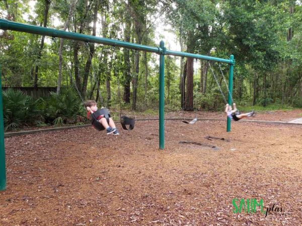 What toddler doesn't love swinging in the backyard? | www.sahmplus.com