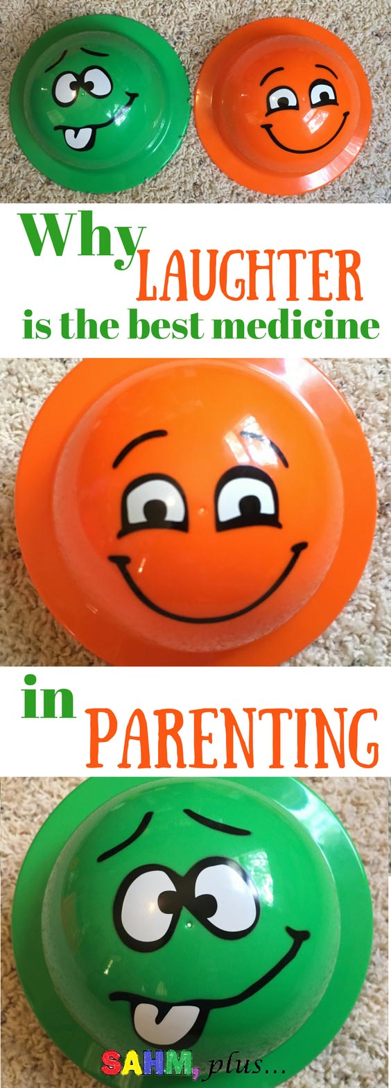 Lighten up mom! I know parenting is serious business, but laughter is the best medicine. Why and how to incorporate laughter into your parenting for a happier and healthier family!