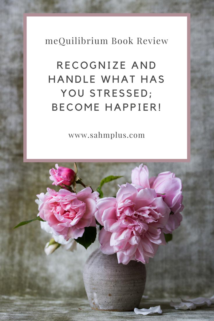 Recognize your stressors and the techniques to handle them. A great little book which will help you live a healthier and happier life. MeQuilibrium book review via www.sahmplus.com