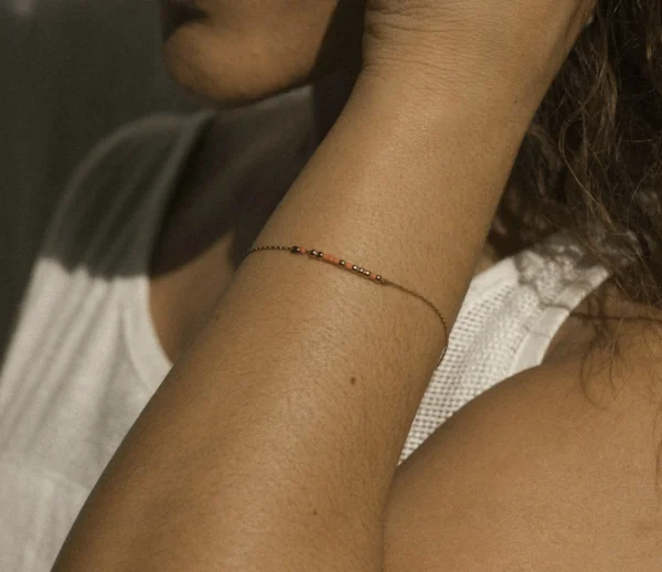 personalized morse code bracelet