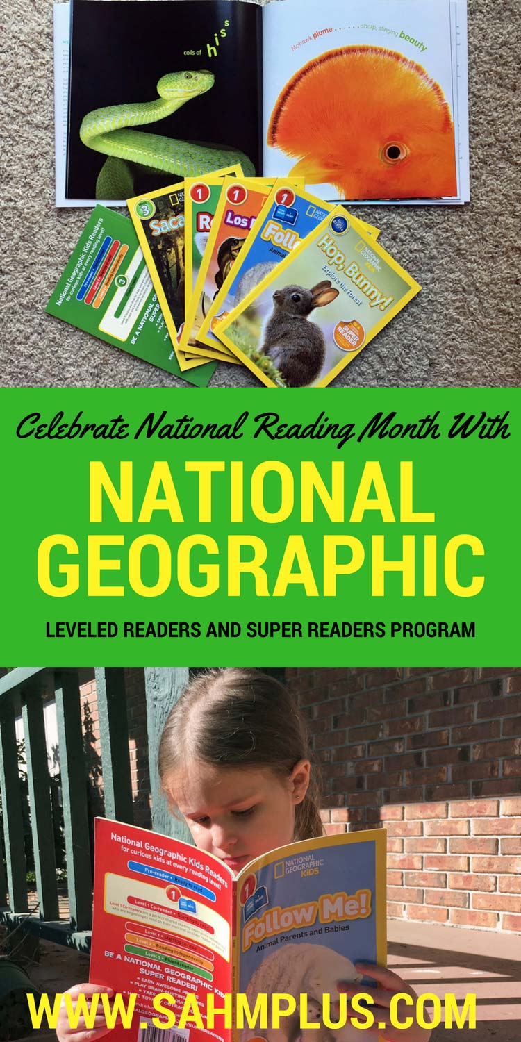 Celebrate National Reading Month with National Geographic Kids Leveled Readers and Super Readers Program #ad #momsmeet