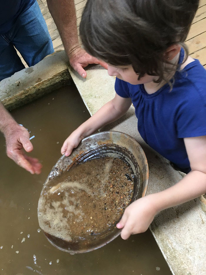 Gold panning at Crisson Mine | Gold Fever Package | Dahlonega, GA