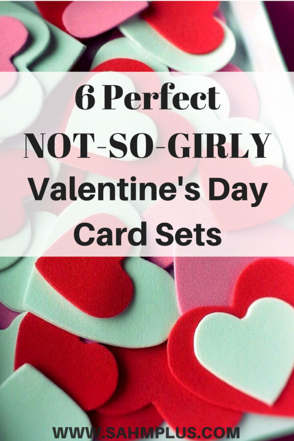 Check out these Perfect Valentine's that aren't overly girly, perfect for your child's classroom | www.sahmplus.com