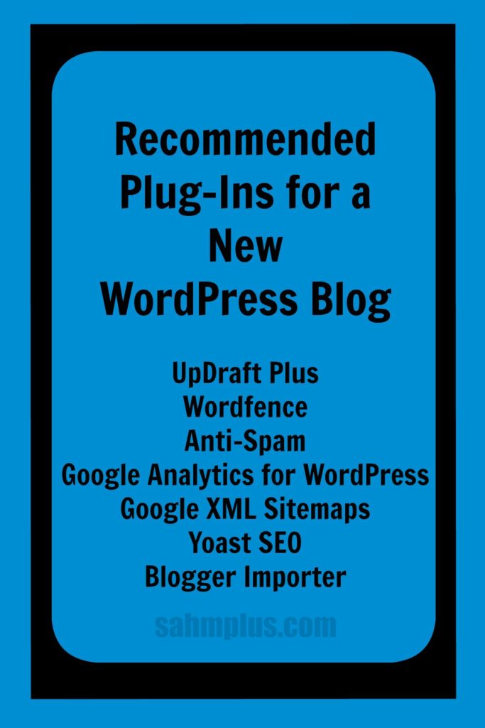 7 plugins new wordpress blog 
