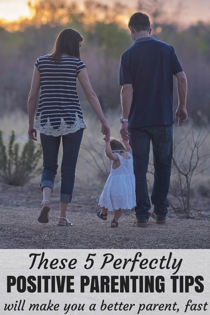 5 positive parenting tips to help you become a better parent. You're going to love this advice if you're looking for positive parenting tips to make you better at parenting | www.sahmplus.com