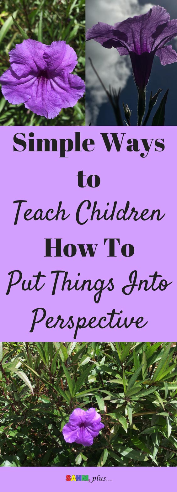 Putting things in perspective during difficult situations can be tough as adults. But, as parents, not only do we need to model this ability, we need to know how to teach our children to put things into perspective. 3 simple strategies for teaching perspective.