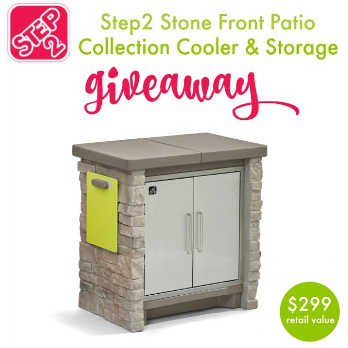 Step2 StoneFront Patio Collection Cooler & Storage Giveaway