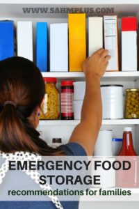 Survival food storage ideas for families. What foods should your family stock up on for emergency preparedness? Emergency preparedness food storage tips and tricks for families | www.sahmplus.com