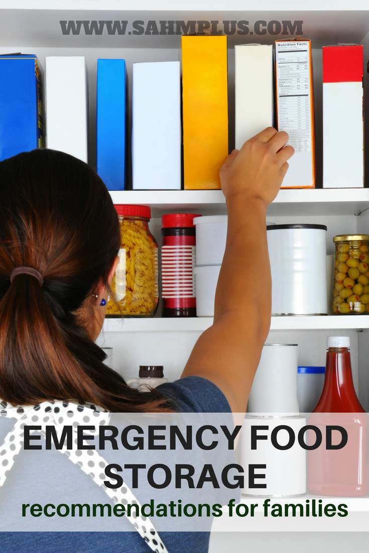 Survival food storage ideas for families. What foods should your family stock up on for emergency preparedness? Emergency preparedness food storage tips and tricks for families | www.sahmplus.com