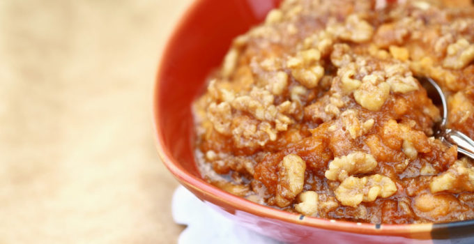 Gluten Free Dairy Free Sweet Potato Casserole