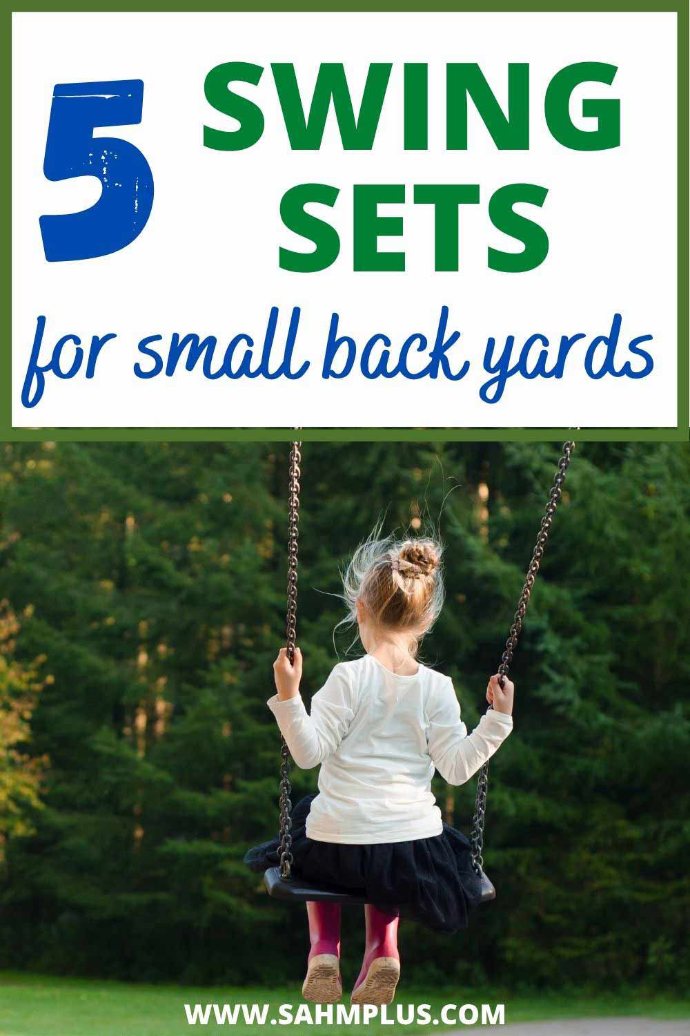 5 swing sets for small yards your kids will actually enjoy