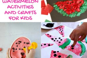 Screen-free watermelon activities and crafts for kids to do over summer break