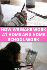Our work at home and home school schedule. How school closures, virtual school, and preschool is working for my part time work at home schedule